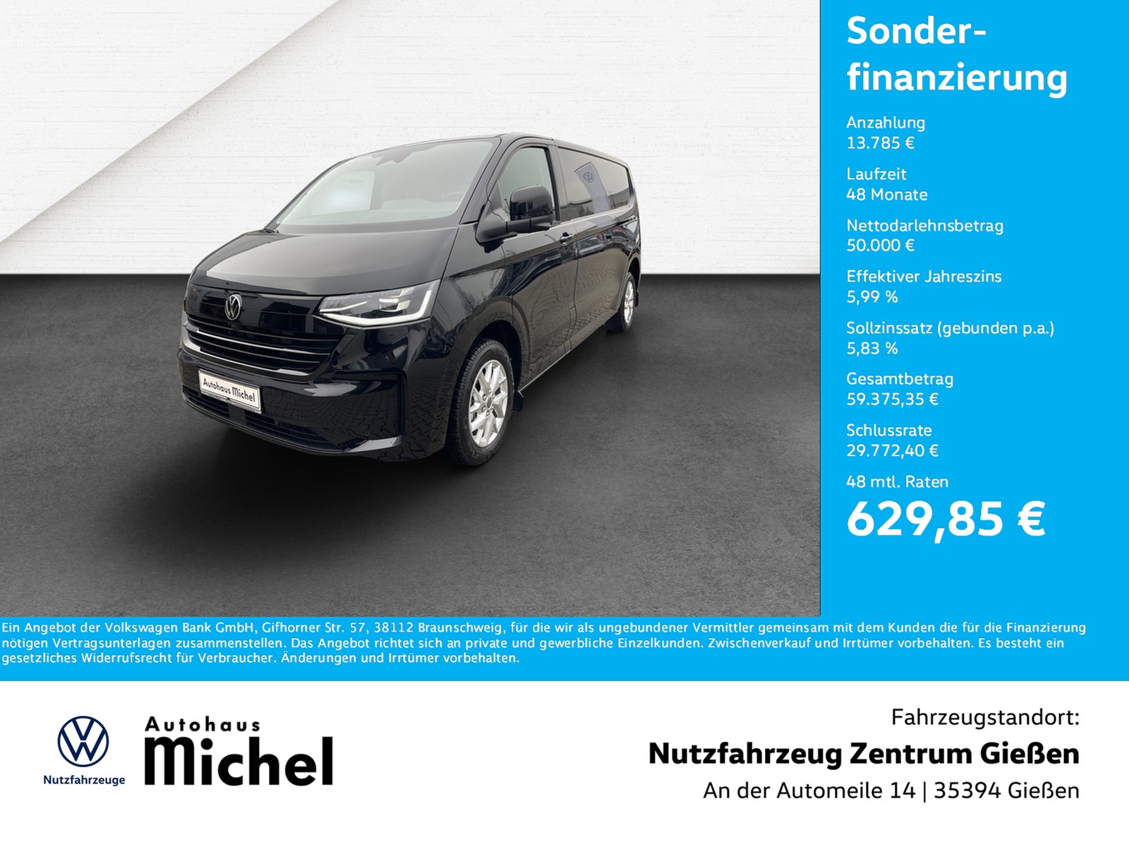 T7 Transporter Kasten LR 2.0 TDI 4 Motion Navi Kamera ACC AHK